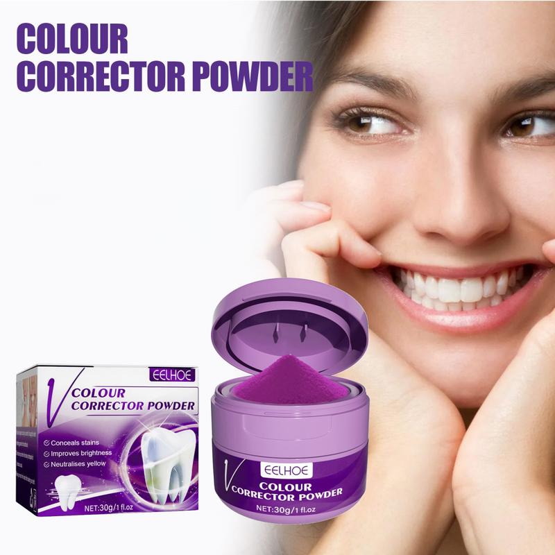 EELHOE V34 Whitening Tooth Powder 30g Cleans Teeth and Freshens Breath Tooth Cleaning Powder