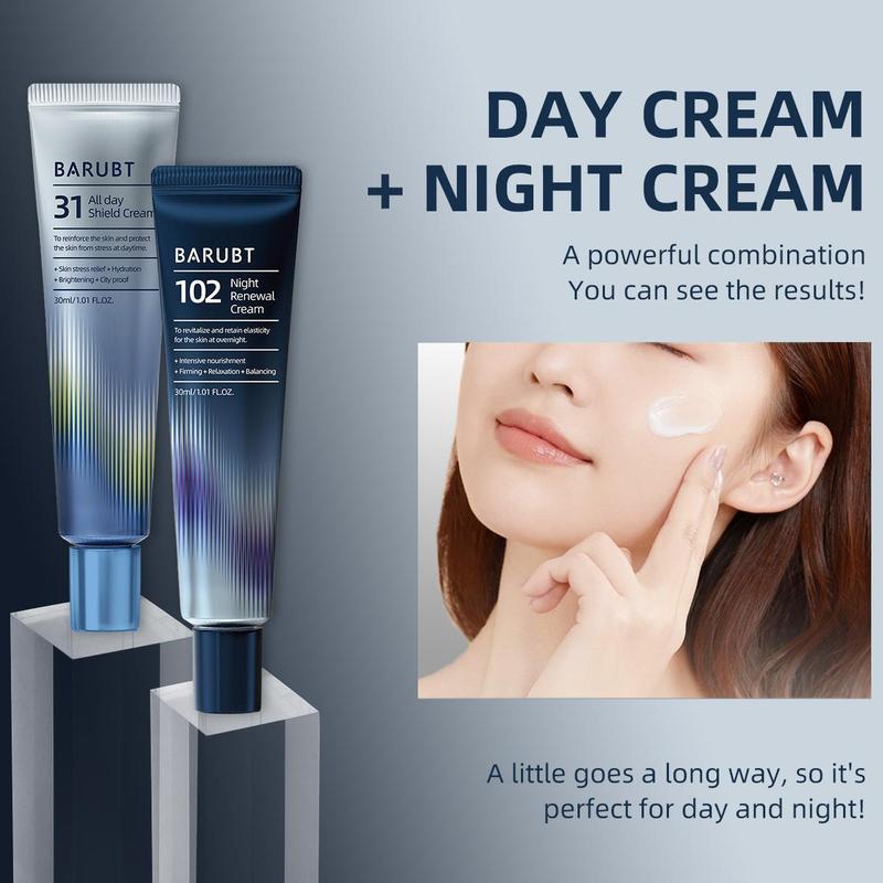 [4 PACK ONLY $19.99] Dermacycle Program Creams (Day & Night Cycle). Get 2x30mL of Centella Asiatica, Niacinamide, & Tocotrienol Facial Creams. Intense Skincare Formula Infused with Hyaluronic Acid, Peptides, Shea Butter, Rice Bran Oil, & Avocado Extract