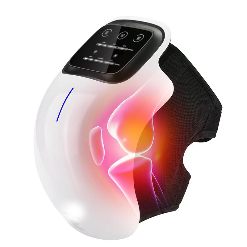 Knee Massager Smart with Heat, Red Light and Massage Therapy, 3-in-1 Cordless,  Ideal Gifts for Friend Parent Grandma & Grandpa, Christmas, New Year