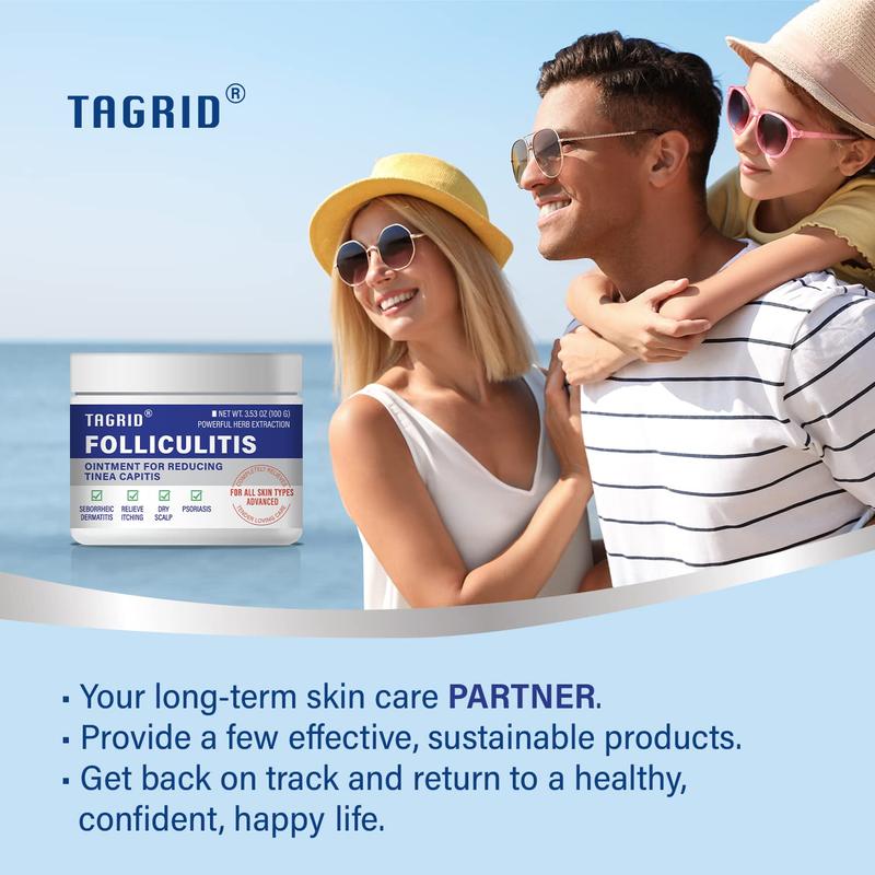 TAGRID Folliculitis Treatment Cream - Safe & Fast - 100g