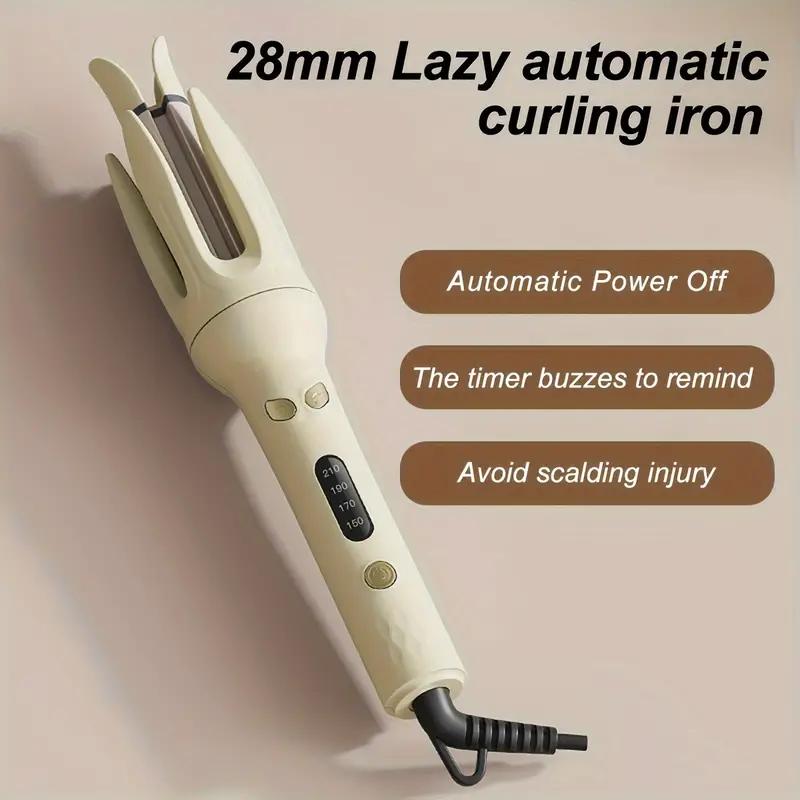 Electric Hair Curler, 4-speed Temperature Control Adjustable Hair Curler, LED Screen Hair Curling Wand, Curling Iron, Hair Styling Tool for Home & Salon Use Durable Traditional Comfort