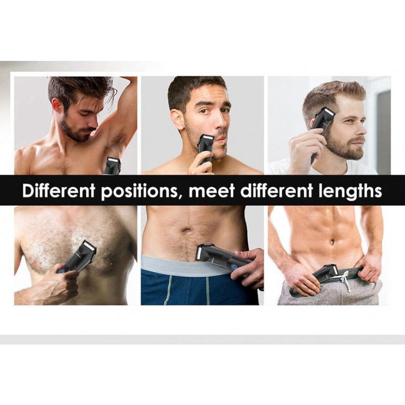 Electric Men Pubic Hair Trimmer Groin Body Hair Ball Shaver Clipper Waterproof