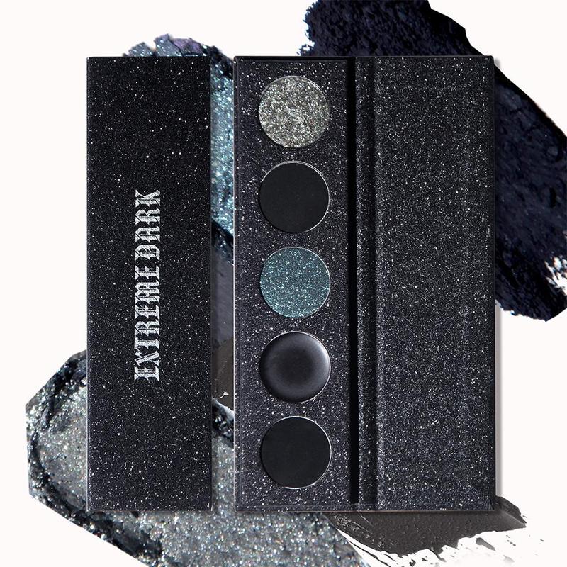 5 Color Eyeshadow Palette, Matte and Glitter Eye Shadows Palette, Long Lasting Shimmering Eye Shadow Makeup Products, High Pigmented Eye Makeup Products