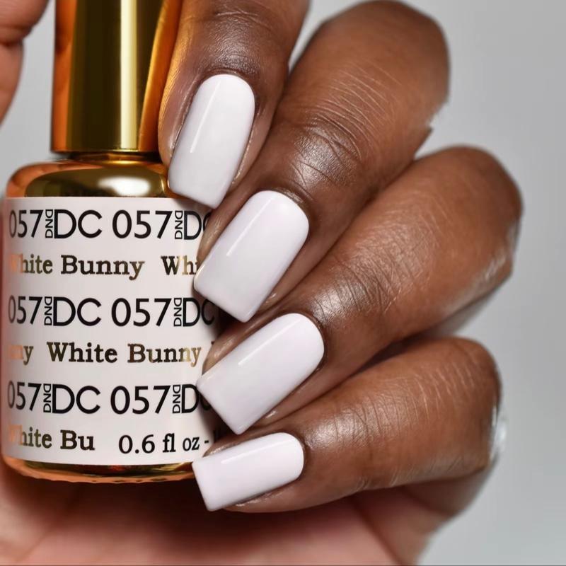 DND DC White Bunny 57 Gel and Lacquer Duo nail care nail art