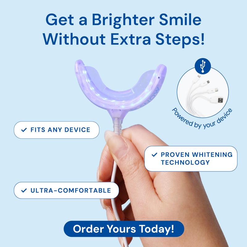 SNOW Accelerating LED Teeth Whitening Mouthpiece | Whitens Teeth | Accelerates Whitening Results | Gentle & Enamel Safe