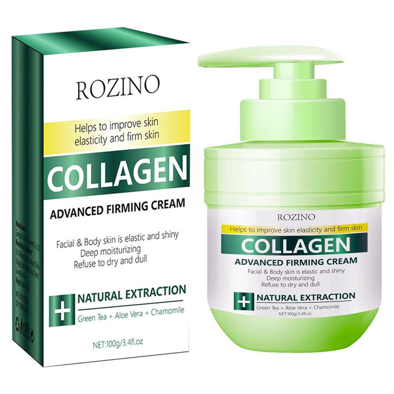 Collagen Firming Cream, Deep Hydrating Moisturizer for Face & Body, Moisturizing Skincare Product for Daily Use, Face Care Products