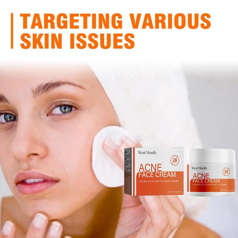 Acne Face Cream, Moisturizing Facial Mask, Deep Cleansing Facial Mask, Facial Skin Care Product for Women & Men