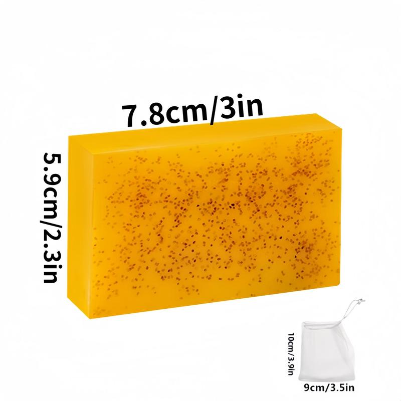 Turmeric Kojic Acid Soap Bar, 36pcs set Face & Body Wash Soap Bar, Moisturizing Gentle Kojic Acid Soap Bar Set with Soap Saver Bags