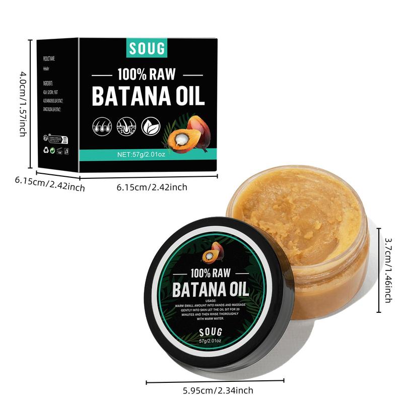 Batana Oil for Hair, 1 Box 2 Boxes Raw Pure Batana Oil, Moisturizing Thickening Hair Oil, Hair Strengthening Oil for Men & Women