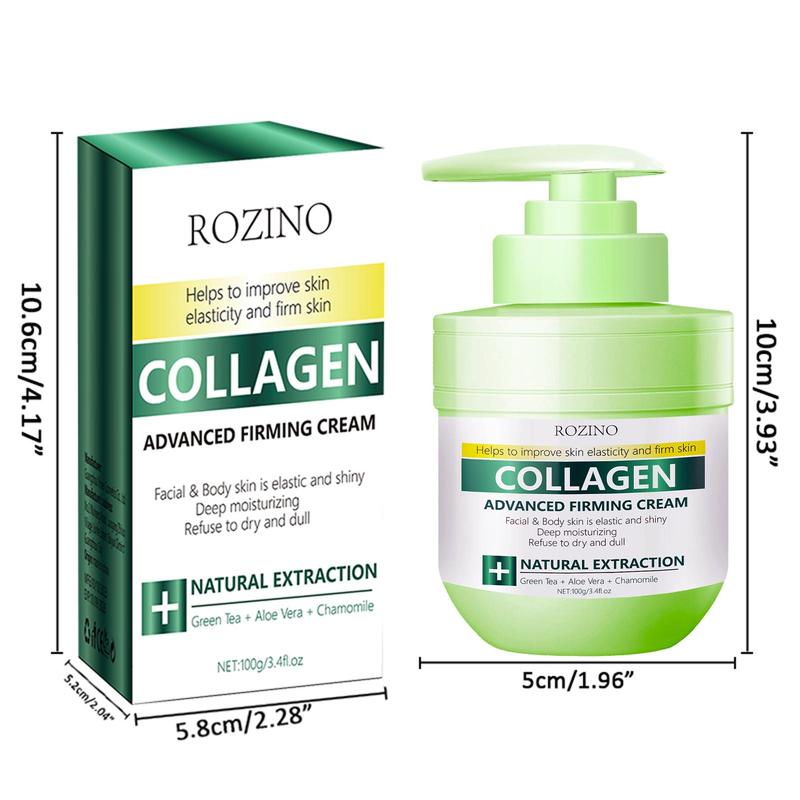 Collagen Firming Cream, Deep Hydrating Moisturizer for Face & Body, Moisturizing Skincare Product for Daily Use, Face Care Products