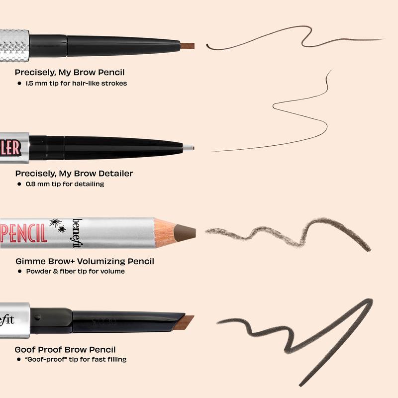 Mini Precisely, My Brow Pencil Waterproof Eyebrow Definer Makeup Color