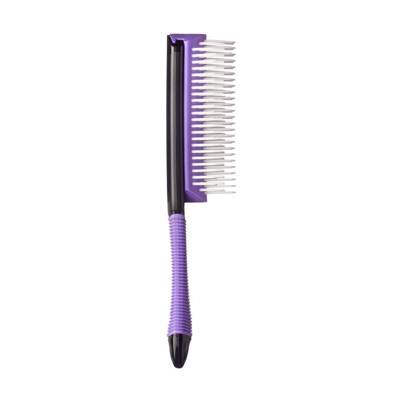 KISS Colors & Care Professional Detangling Non-Slip Brush - Purple