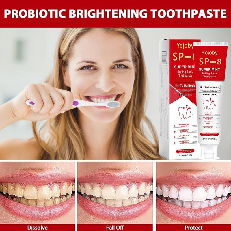 SP-8 [Triple Whitening] Super Probiotic Sp-8 Toothpaste, Sp-8 Ultra Whitening Toothpaste, Sp 8 Toothpaste,Fresh Breath, Sp-8 Toothpaste 4.9 oz SP-10,SP-10 SP-6 SP-4 sp-10 sp-6 sp-4 sp8 sp6 sp4 SP-10