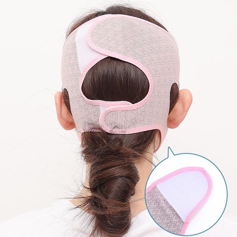 V-Line Facial Lifting Bandage,, Seamless Elastic Mask to Improve Skin, Reduce Double Chin