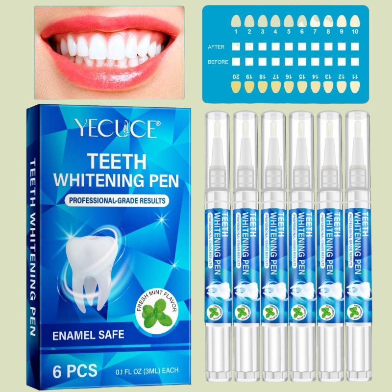 Teeth Brightening Pen, 6 Counts box Teeth Care Products, Professional Teeth Care Products for Men & Women, Oral Care Product for Daily Use