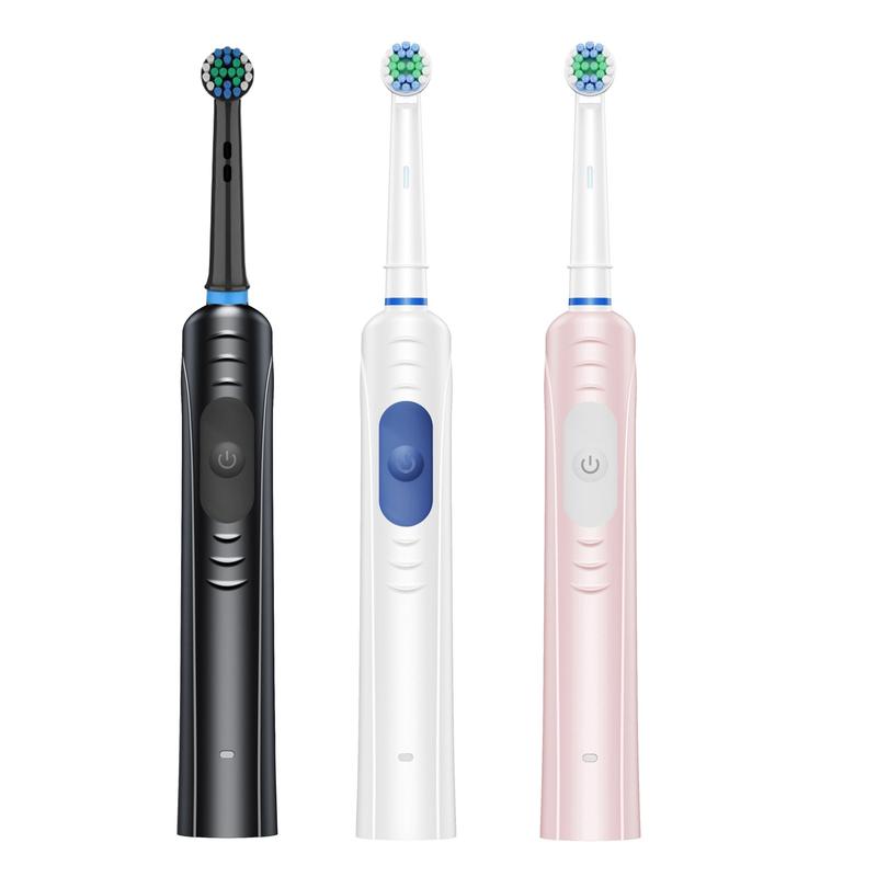 Electric Toothbrush Set, 1 Box Rechargeable Toothbrushes & 8 Counts Brush Heads, Intelligent Deep Cleaning Toothbrushes for Adults