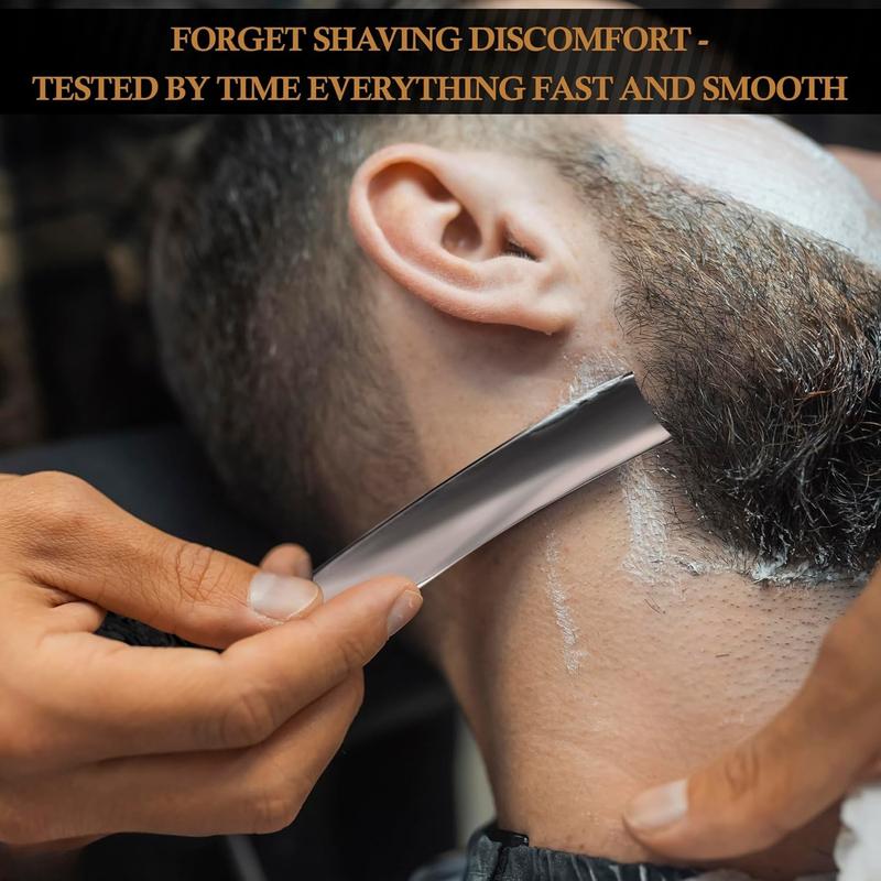 Straight Razor for Men - Barber Razor Blade Shaving  for Men Beard Razor Shaving Blade Barber Straight Razor Barber Blade Turkish Razor Straight Razors for Men - Beard Blade Barber Blades Razor