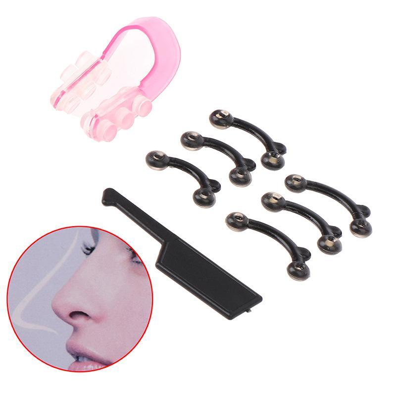 V-shaped Face Lifting Belt with Nose Up Clip Tool Set, Reusable Cheek Lift Up Face Strap, Facial Beauty Tools for Women & Girls