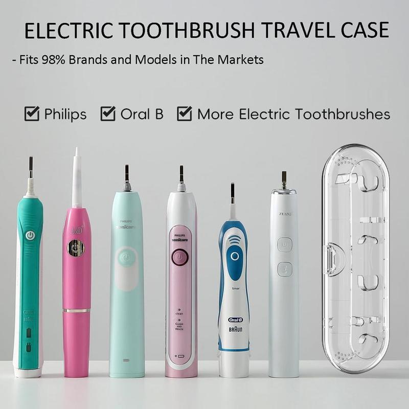 Electric Toothbrush Travel Case, Portable Travel Protective Clean Box, Toothbrush Holder for Most Electric Toothbrushes, Travel Accessories