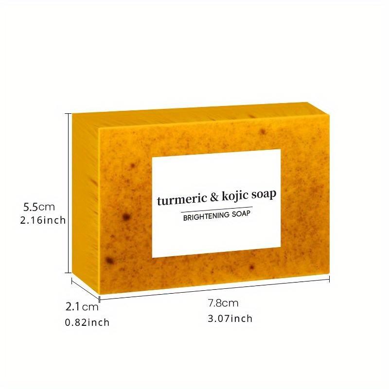 Turmeric Soap, 10pcs set Lemon Soap for Christmas Gift, Koji Soap, Handmade Cold Processed Soap, Body Cleansing Handmade Soap, Bath & Body Care Product, Gift for Girlfriend