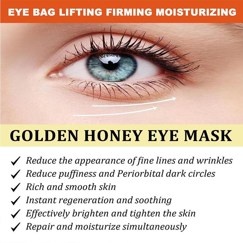 24k Gold Eye Mask, Moisturizing Eye Care Mask, 1 2 Boxes Eye Lifting Mask, Eye Care Product for Women & Men, Skin Care Product for Daily Use