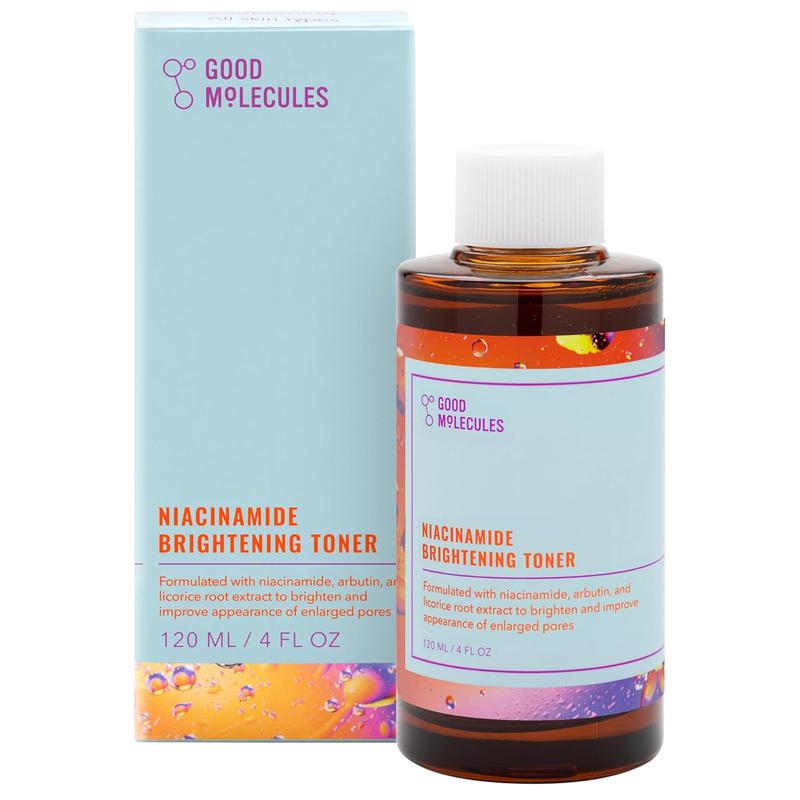 Good Molecules Niacinamide Brightening Toner - Facial Toner with Niacinamide, Vitamin C and Arbutin for Even Tone, Enlarged Pores - Skincare for Face Good Molecules