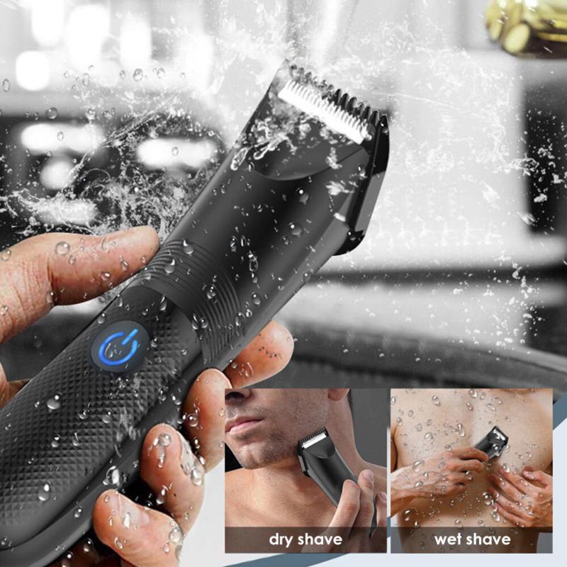 Electric Men Pubic Hair Trimmer Groin Body Hair Ball Shaver Clipper Waterproof