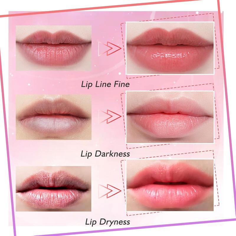 30 Pieces Collagen Crystal Lip Masks,Pink Lip Patches& Moisturizers Collagen Lip Pads Great