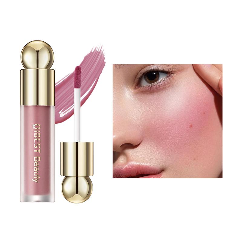 Waterproof Long-lasting Liquid Blush, Easy to Blend, Blush for Cheeks, Lips, Eyes, Smudge-Proof Blush, Natural Skin Tone Blush, Soft Color Shadow