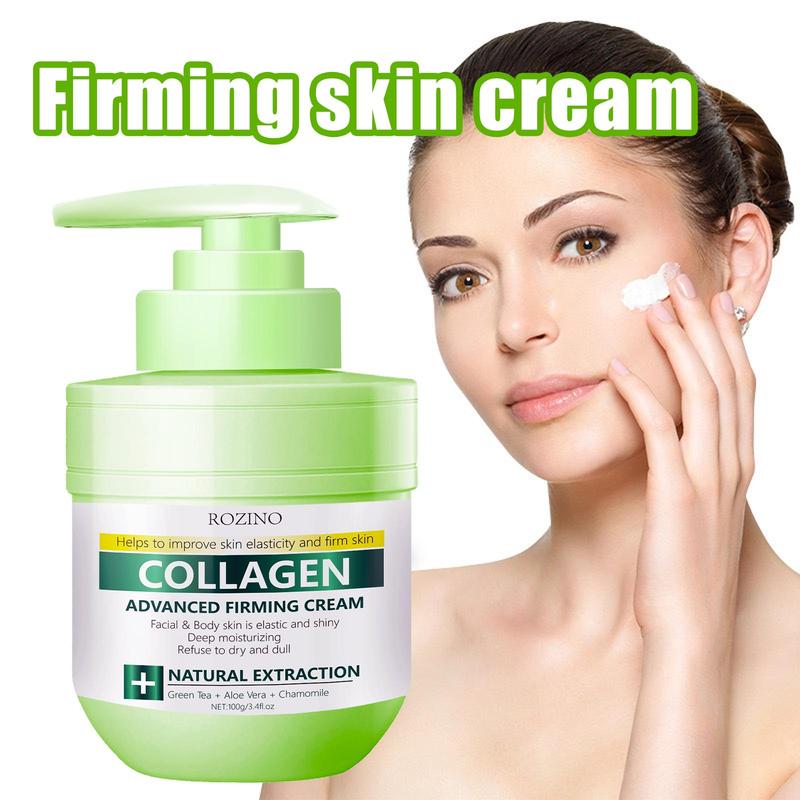 Collagen Firming Cream, Deep Hydrating Moisturizer for Face & Body, Moisturizing Skincare Product for Daily Use, Face Care Products