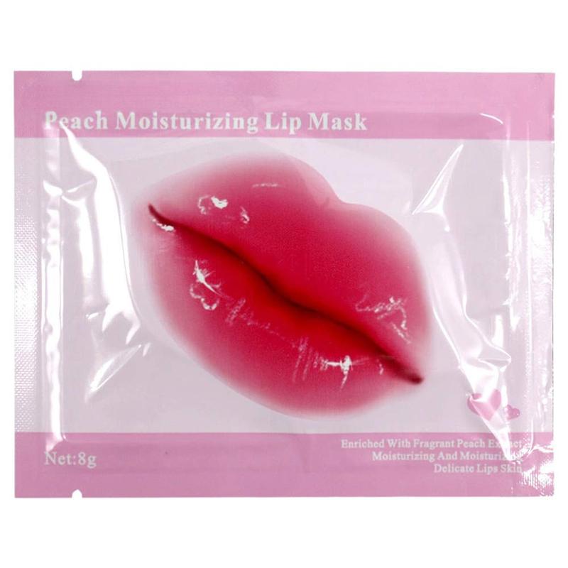 30 Pieces Collagen Crystal Lip Masks,Pink Lip Patches& Moisturizers Collagen Lip Pads Great