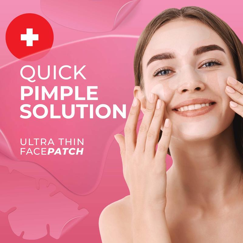 PatchRx Full Face Pimple Patches (5 Sets) - Hydrocolloid Acne Masks Overnight Pimple Reduction on Face, Hydrocolloid Patches clear skin