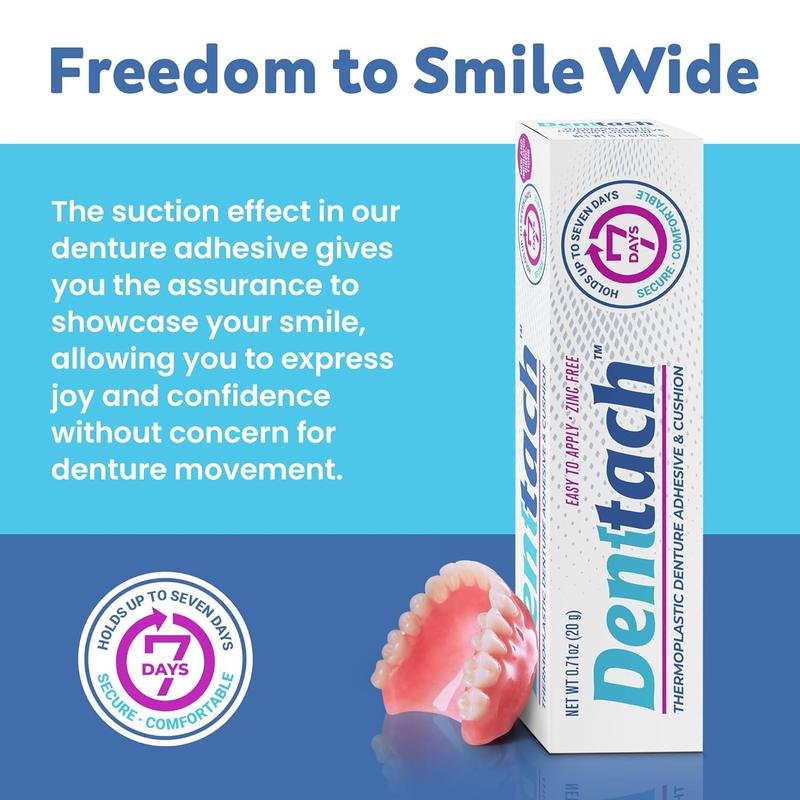 [best seller] Denttach Thermoplastic Adhesive Denture Reline Oral .70 oz