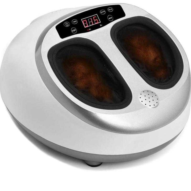 Foot Massager Shiatsu Kneading Foot Massager Massage Machine with Heat for Home White Comfort