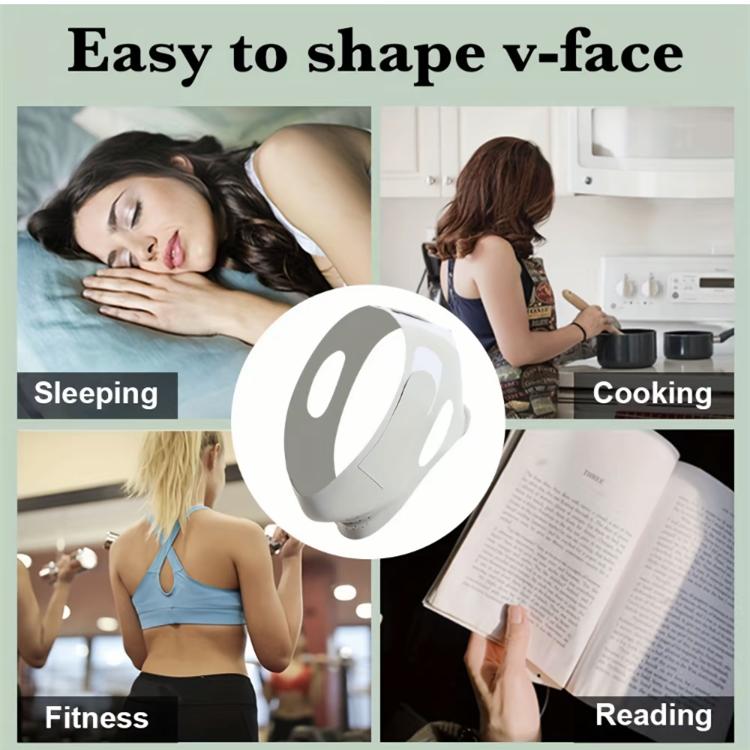 Comfort Double Chin Reducer V Line Face Lifting Tape Face Strap,  Contour fixation Soft Silicone Chin Strap Face Shaper to Removing Double Chin for Women and Men,Face Lifting Bandage for Women & Men, Christmas Gift Facial Skincare