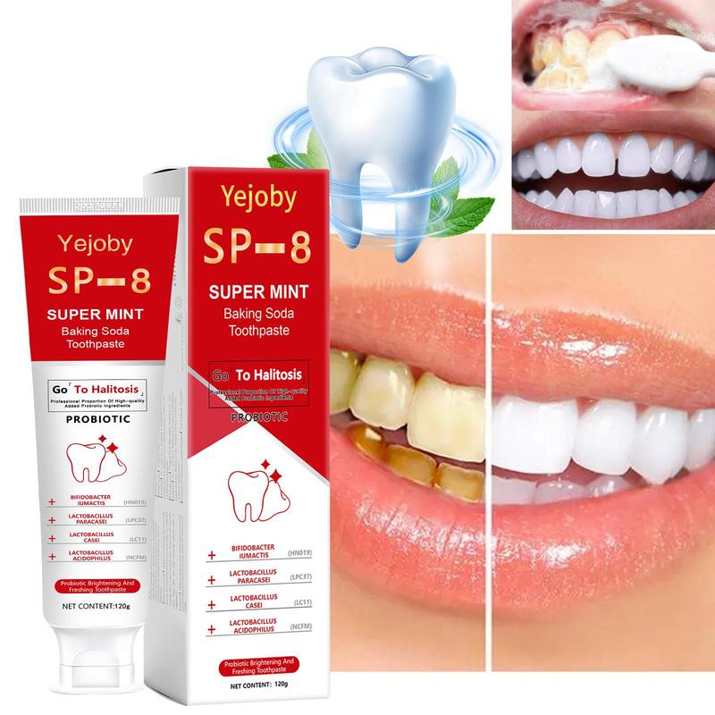 [Upgraded Version]  Super Probiotic Sp-8 Toothpaste, Sp-8 Ultra Whitening Toothpaste, Sp 8 Toothpaste,Fresh Breath, Sp-8 Toothpaste 4.9 oz SP-10,SP-10 SP-6 SP-4 sp-10 sp-6 sp-4 sp8 sp6 sp4 SP-10