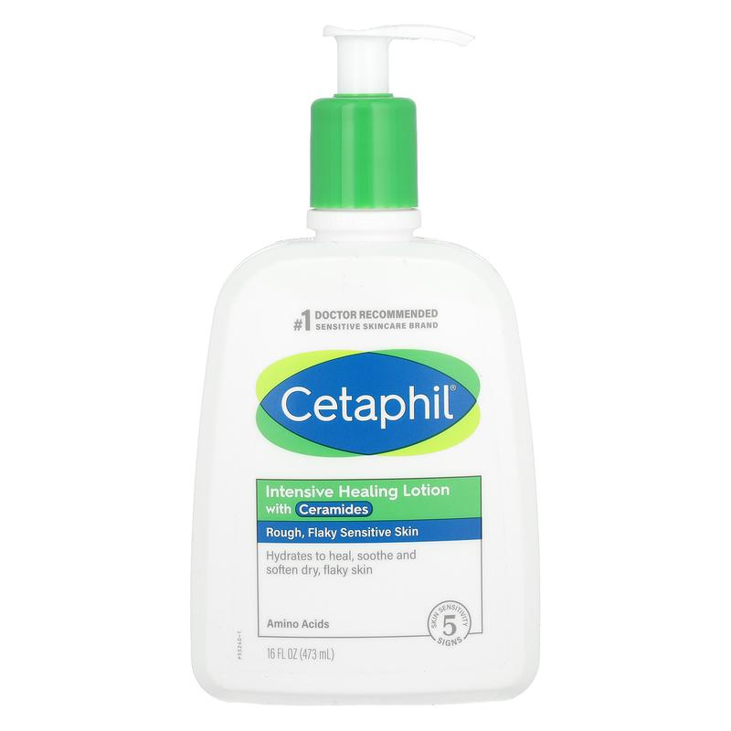 Cetaphil Intensive Healing Lotion with Ceramides, Fragrance Free, 16 fl oz (473 ml)