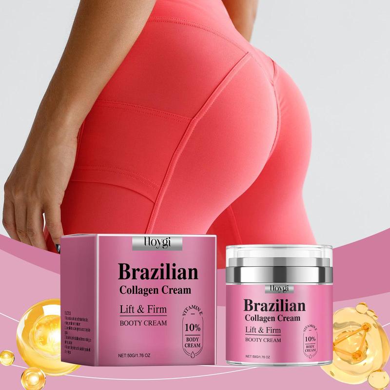 50g Collagen Butt Lift Cream, Moisturizing & Firming Hip Care Massage Cream, Hydrating Body Care Product for Women, Skin Care Product for Daily Use