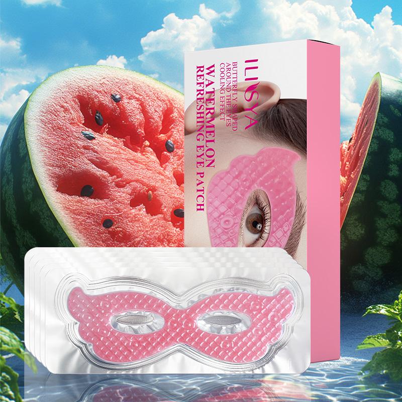 3 boxes, ILISYA watermelon one-piece eye mask, fully care the skin around the eyes, moisturize the eyes, daily eye care products Skin Care