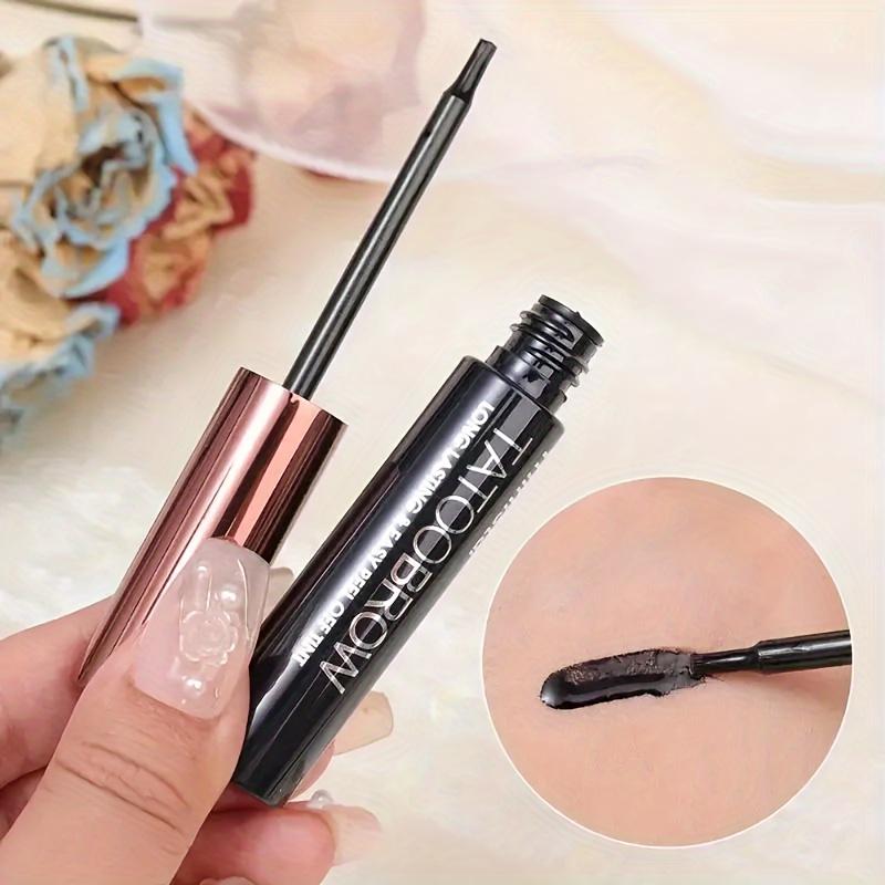 3pcs Waterproof Semi-Permanent Eyebrow Gel - Long-Lasting Tattoo, Easy Peel-Off, Sweatproof Brow Tint For Flawless Brows