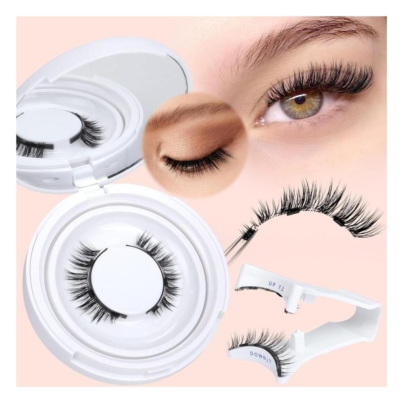 Magnetic Eyelash Extension Natural Look, 2 Pair Reusable Magnetic Eyelashes with Applicator, Thanksgiving Gift Makeup Cosmetic Eyelashes Extensions