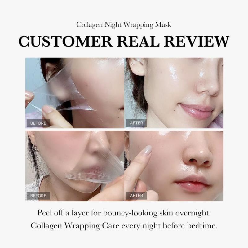 KOEC Collagen Night Wrapping Mask for Skin Repair: Sleep, Shed, and Glow! 75ml