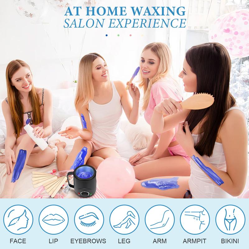 Wax Warmer machine for hair Removal Design for Sensitive Skin Hard Waxing Kit for Women and Men for Full Body Face Eyebrows Legs Armpit Body Care