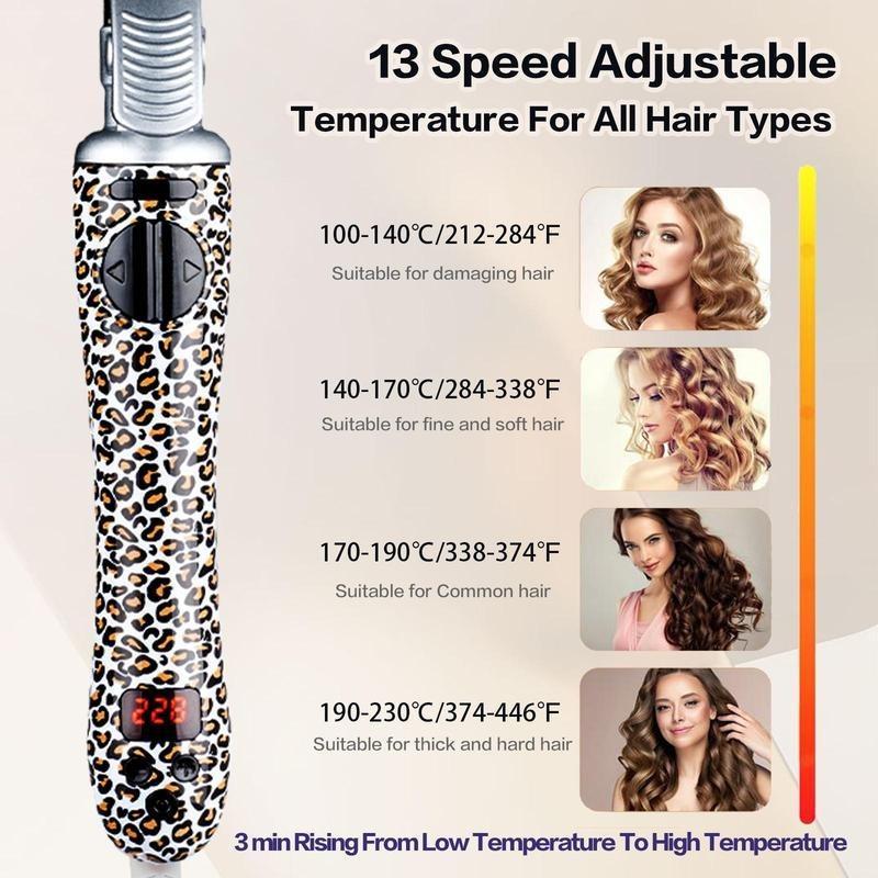 Automatic Rotating Hair Curler, 1 Count Adjustable Temperature Hair Curling Iron, Hair Styling Tool for Women & Girls