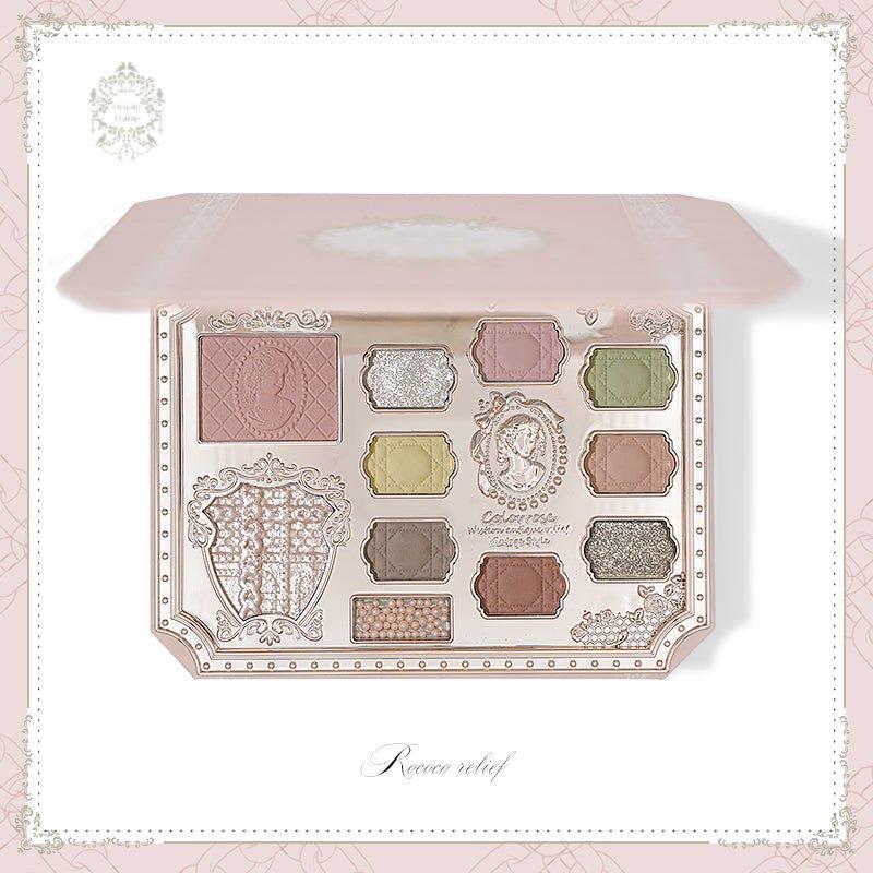 COLORROSE Dream Ballet Eyeshadow Palette - Gentle Apricot Matte and Pearlescent Shades - Cosmetic Storage Daily Makeup eyeshadow makeup