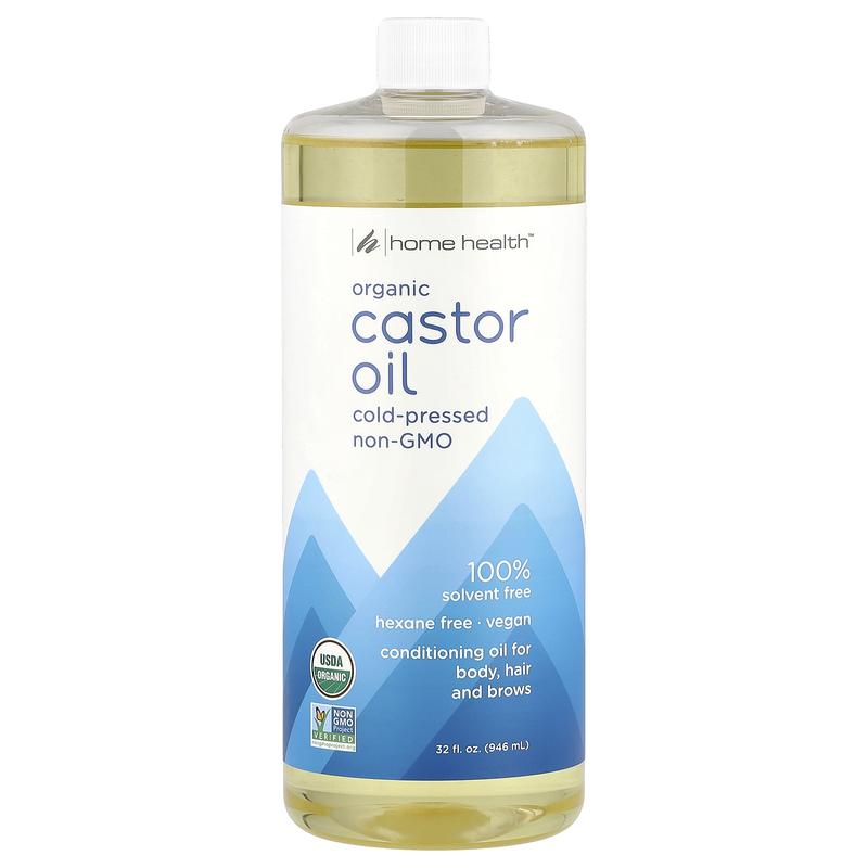 Home Health Organic Castor Oil, 32 fl oz (946 ml)