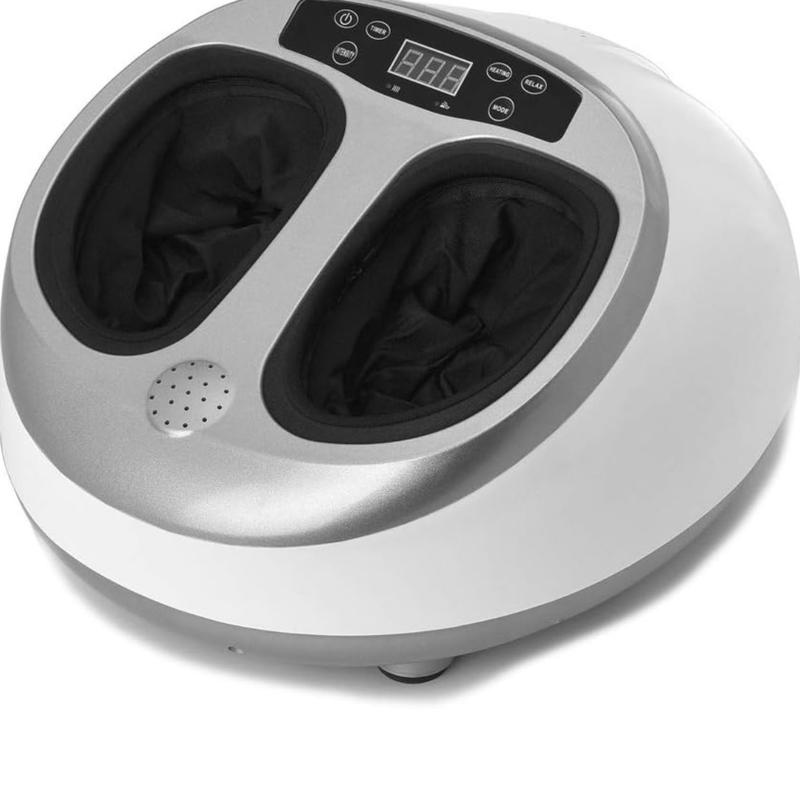 Foot Massager Shiatsu Kneading Foot Massager Massage Machine with Heat for Home White Comfort