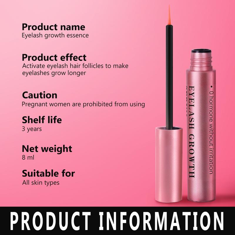 Advanced Eyelash Serum for Thicker, Longer Eyelashes and Eyebrows, Eyelash Serum, Eyelash Treatment and Conditioner - Fuller & Longer Looking Eyelashes, Extensions & Eyebrows Makeup Mascara