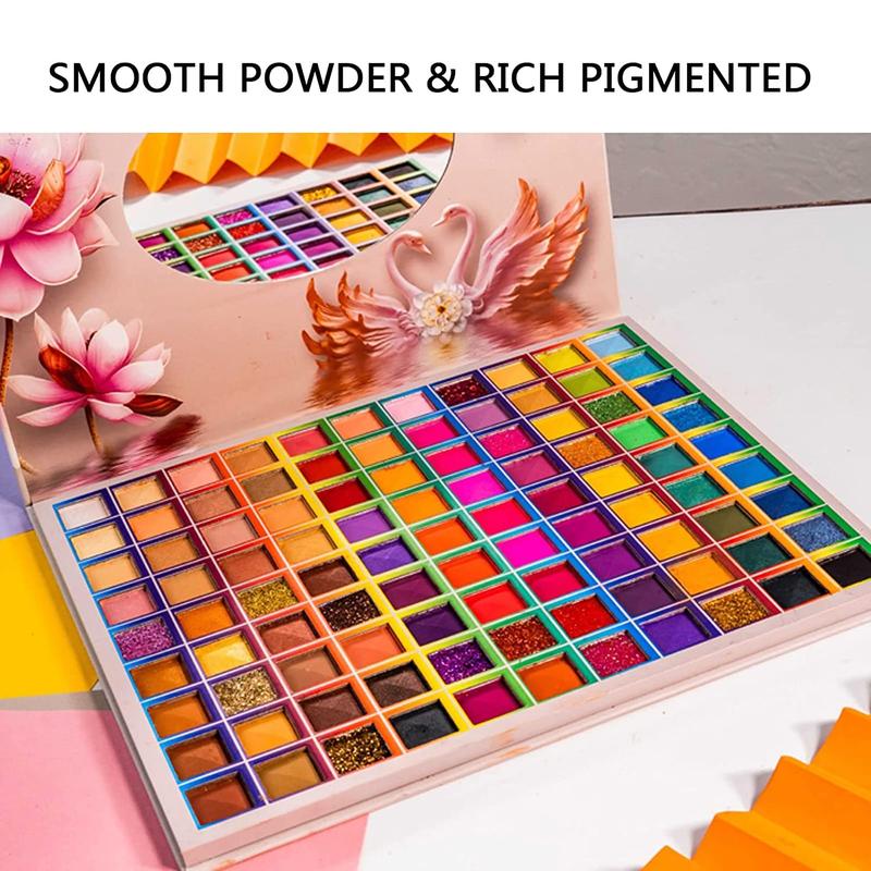 99 Colors Makeup Eyeshadow Palette, Professional Waterproof Matte Glitter Makeup Pallet Colorful Powder Rainbow Colors Eye Makeup Gift