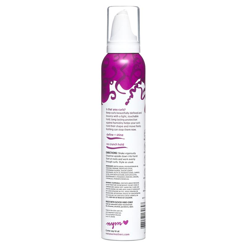 Not Your Mother's Curl Talk Curl Activating Hair Mousse for Lightweight Hold, 7 oz Gel Haircare